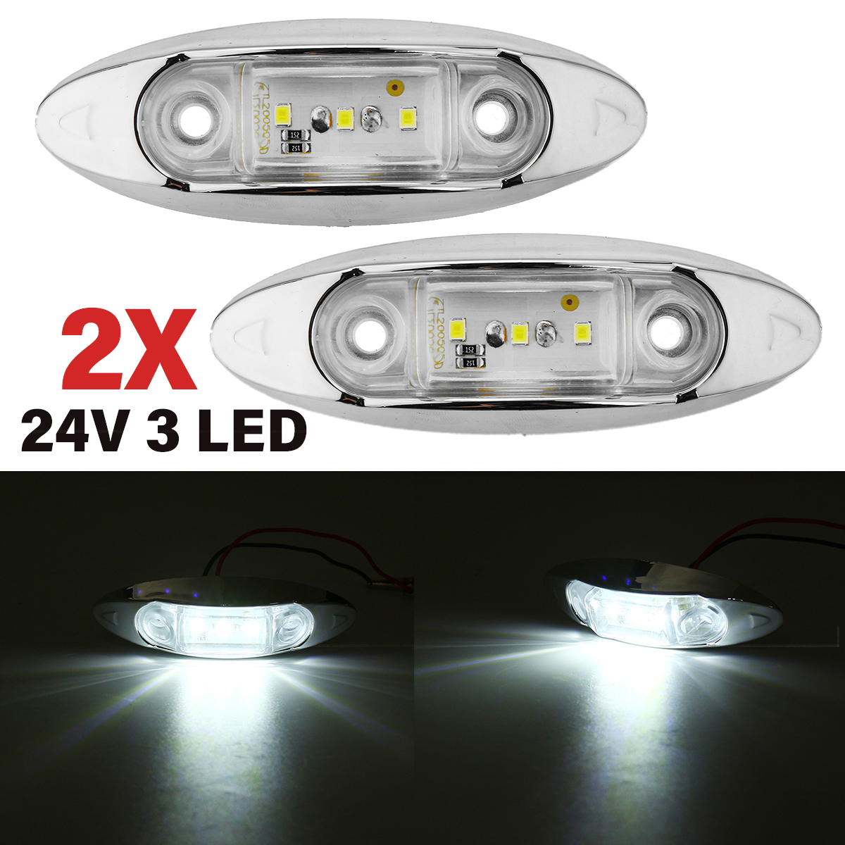 2Pcs-White-3LED-24V-Side-Marker-Indicator-Light-Clearance-Lamp-Truck-Trailer-Lorry-Van-1715210