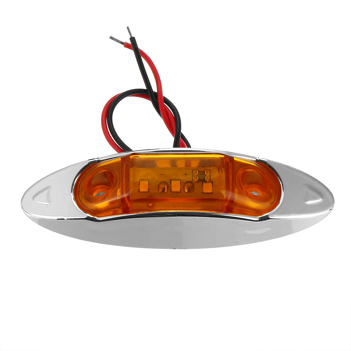 2Pcs-Yellow-3LED-24V-Side-Marker-Indicator-Light-Clearance-Lamp-Truck-Trailer-Lorry-Van-1715295