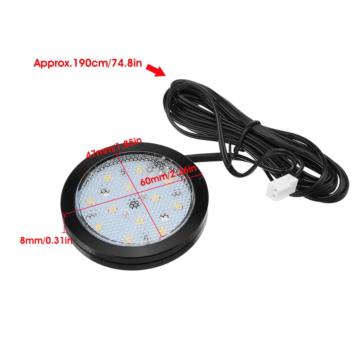 2W-12V-LED-Spot-Light-Ceiling-Interior-Lamp-Downlight-For-VW-T4-T5-RV-Caravan-1782973