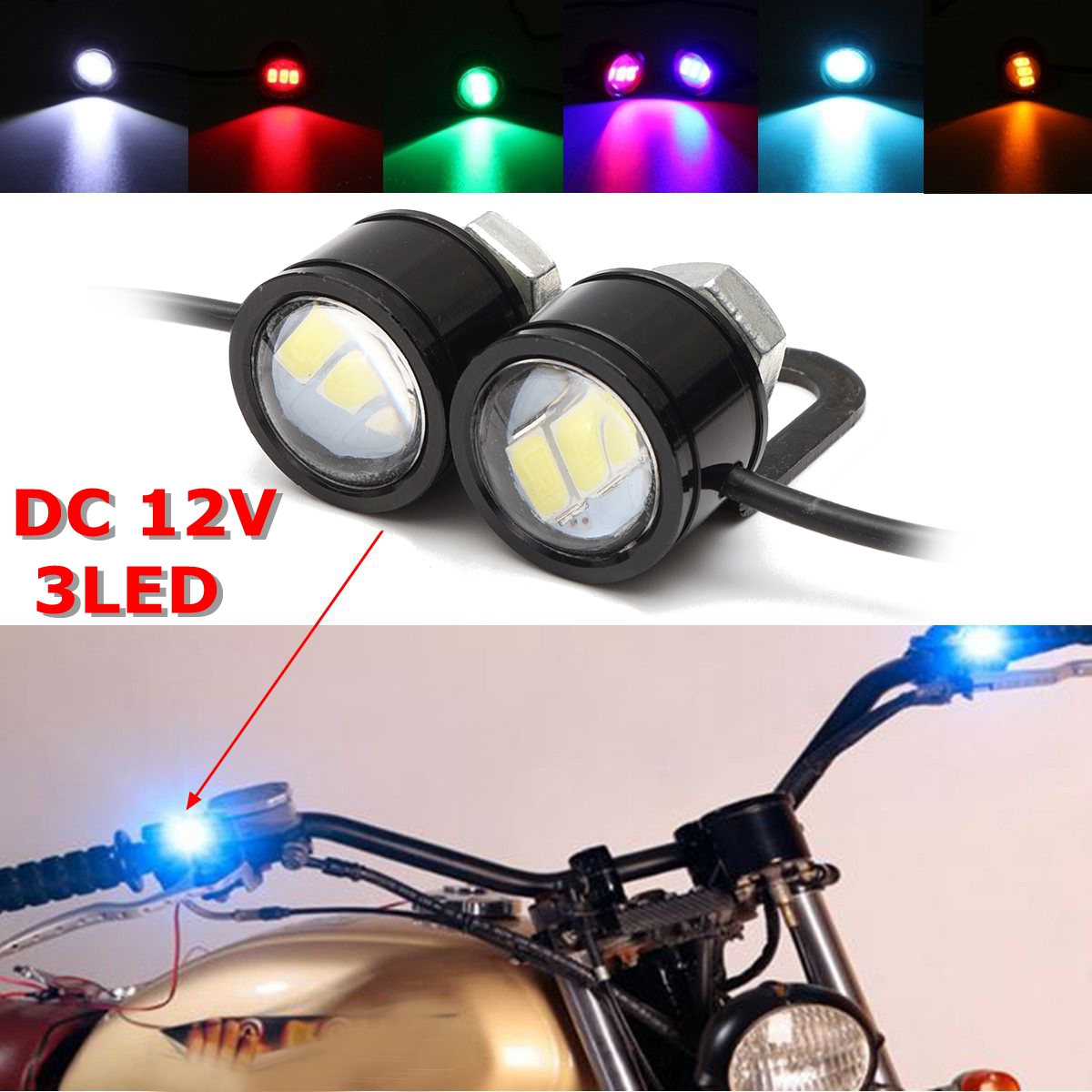2pcs-LED-Eagle-Eye-Lamp-Strobe-Flash-DRL-Bicycle-Motorcycle-Car-ATV-Light-1177358