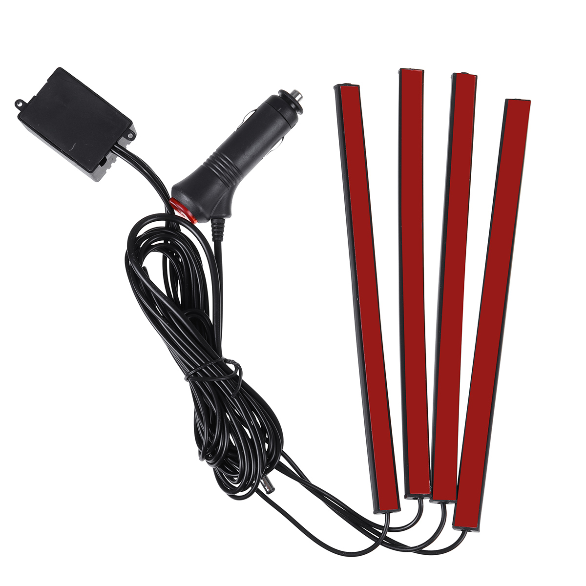 4PCS-12-LED-Strip-Light-RGB-Voice--APP-Control-Fairy-Lights-Lamp-Party-Waterproof-1751750