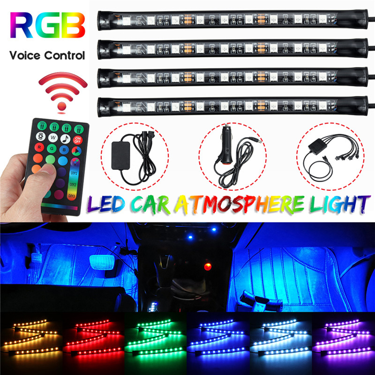 4PCS-9LED-RGB-Strip-Lights-Underglow-Underbody-Remote-Control-Decorative-Floor-Atmosphere-Strip-Inte-1733633