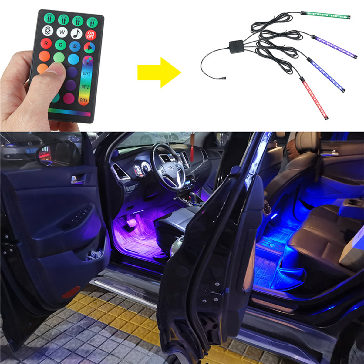 4PCS-9LED-RGB-Strip-Lights-Underglow-Underbody-Remote-Control-Decorative-Floor-Atmosphere-Strip-Inte-1733633