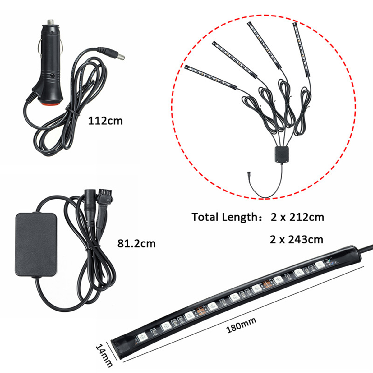 4PCS-9LED-RGB-Strip-Lights-Underglow-Underbody-Remote-Control-Decorative-Floor-Atmosphere-Strip-Inte-1733633