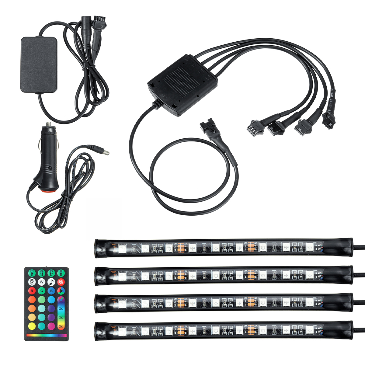 4PCS-9LED-RGB-Strip-Lights-Underglow-Underbody-Remote-Control-Decorative-Floor-Atmosphere-Strip-Inte-1733633