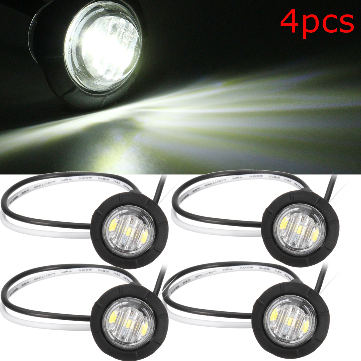 4pcs-12V24V-White-Mini-Round-LED-Button-Side-Marker-Lights-Lamps-Truck-Trailer-1441788