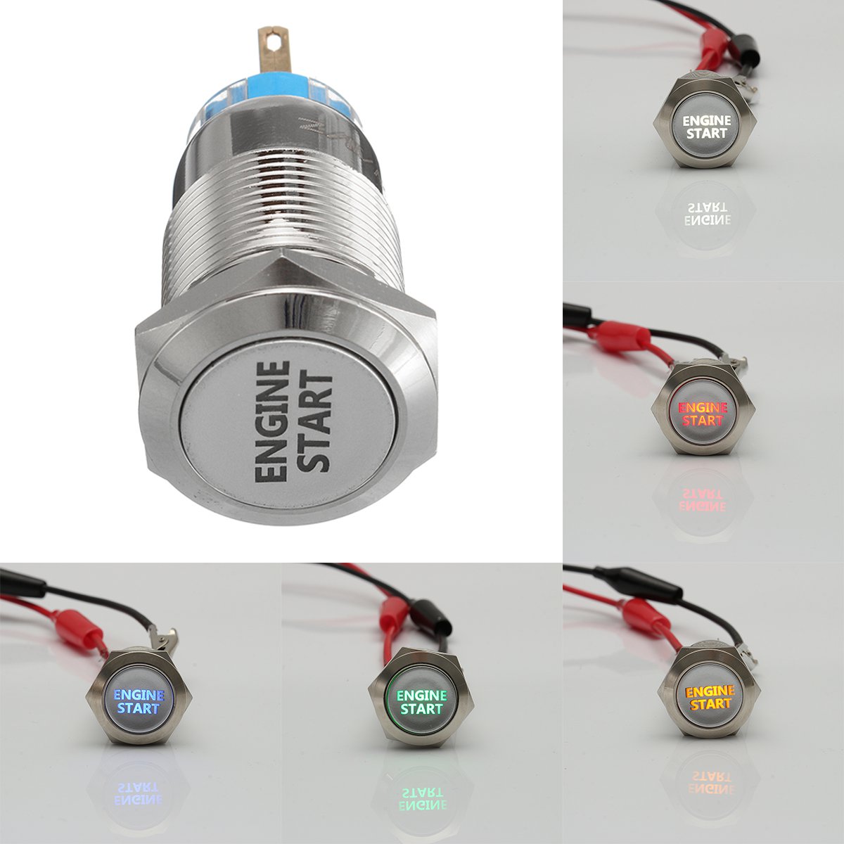 5-Colors-19mm-Latching-Engine-Start-Led-Metal-Switch-Push-Button-Lighted-12V-1135585