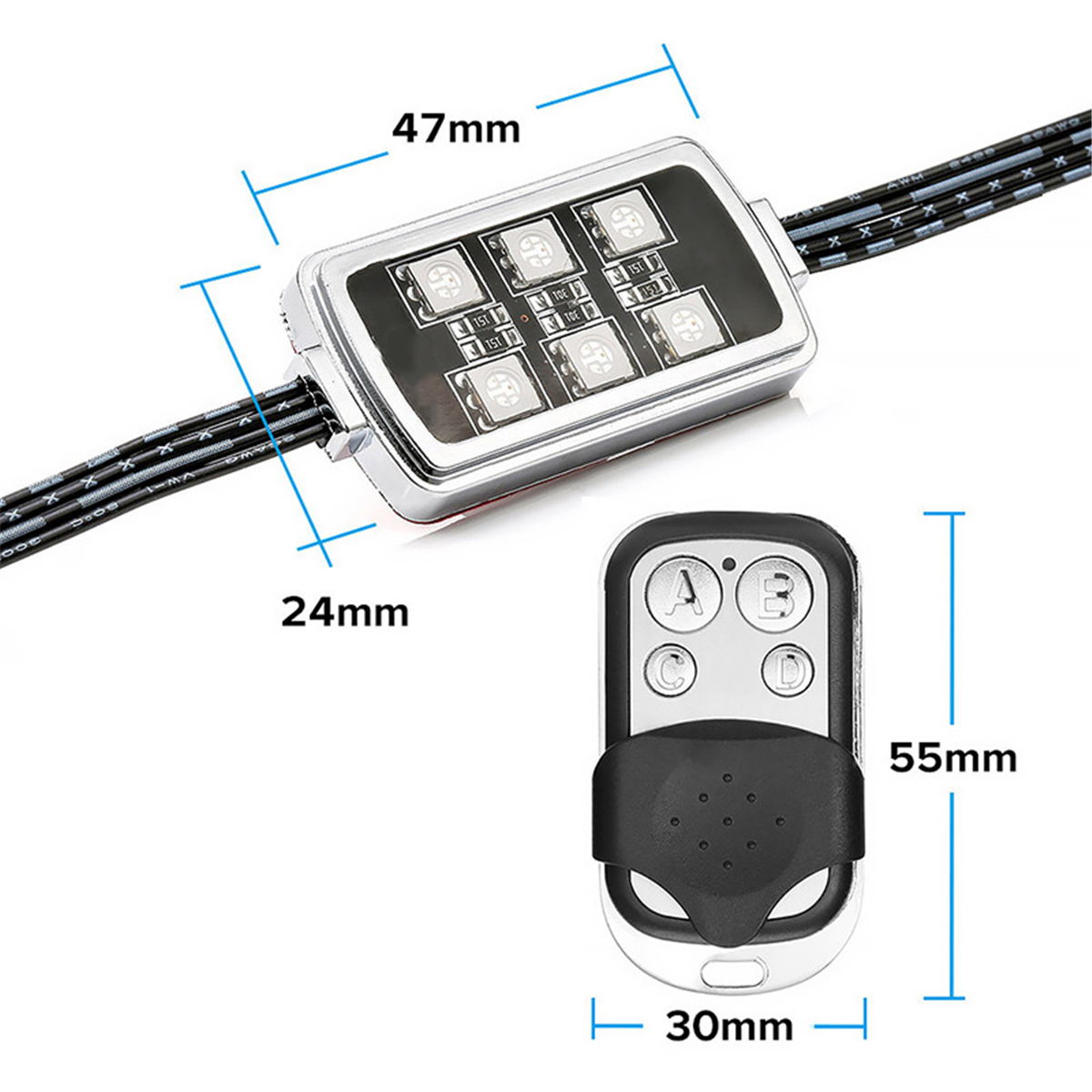 6-Pods-Motorcycle-ATV-RGB-LED-Neon-Under-Glow-Light-Strip-Kit-Atmosphere-Lights-1719390