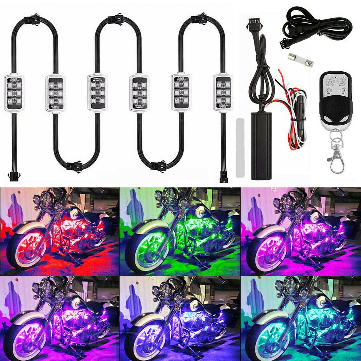 6-Pods-Motorcycle-ATV-RGB-LED-Neon-Under-Glow-Light-Strip-Kit-Atmosphere-Lights-1719390
