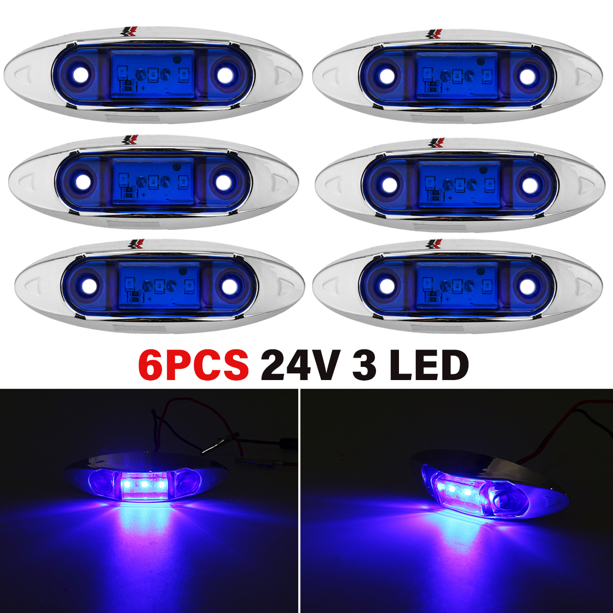 6Pcs-Blue-3LED-24V-Side-Marker-Indicator-Light-Clearance-Lamp-Truck-Trailer-Lorry-Van-1714905