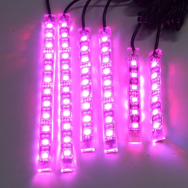 6pcs-RGB-LED-Flexible-Neon-Strips-Light-For-Motorcycle-Auto-ATV-Remote-Controller-980829