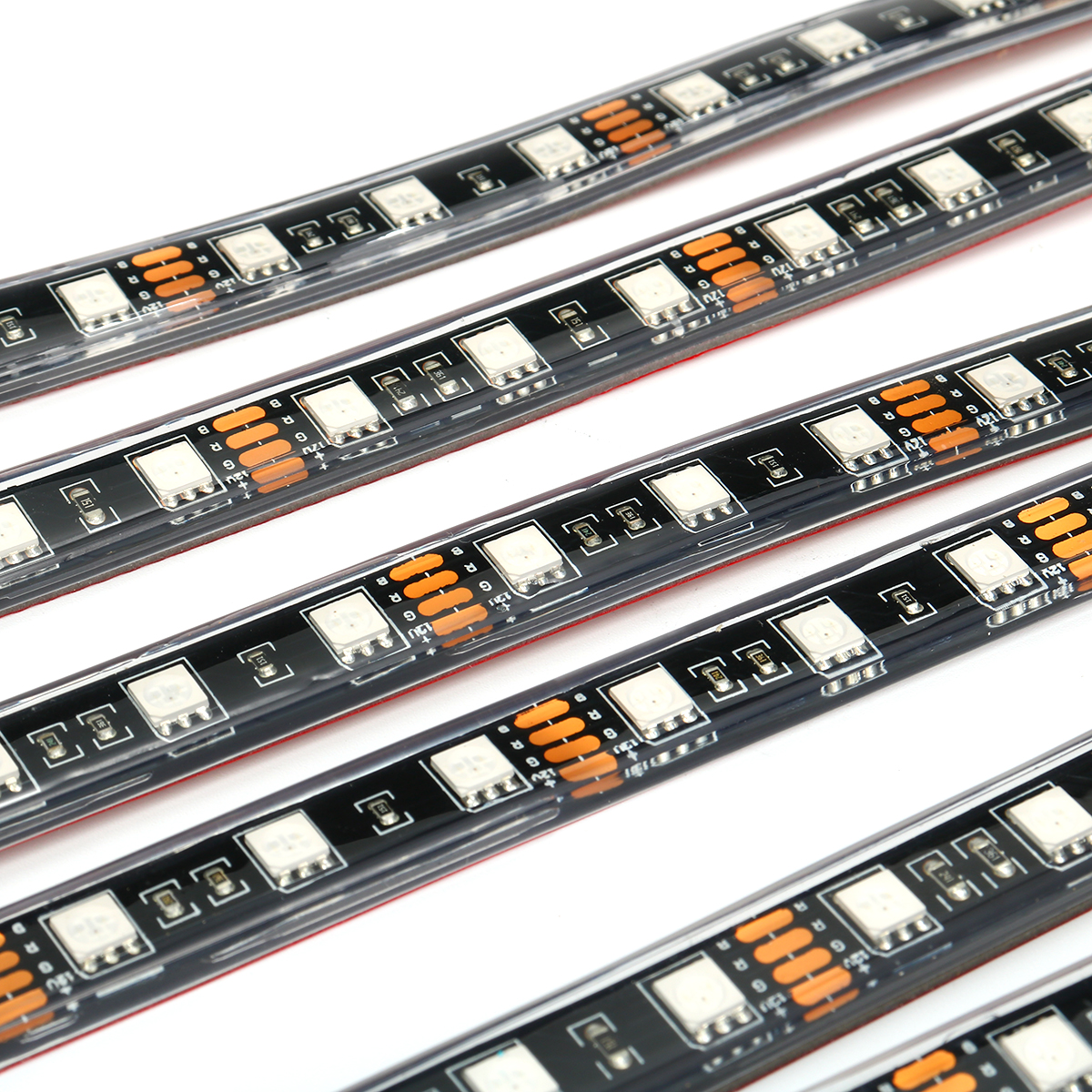 8PCS-Car-Motorcycle-ATV-Strip-RGB-LED-Remote-Under-Glow-Brake-Light-bluetooth-Kit-1777806