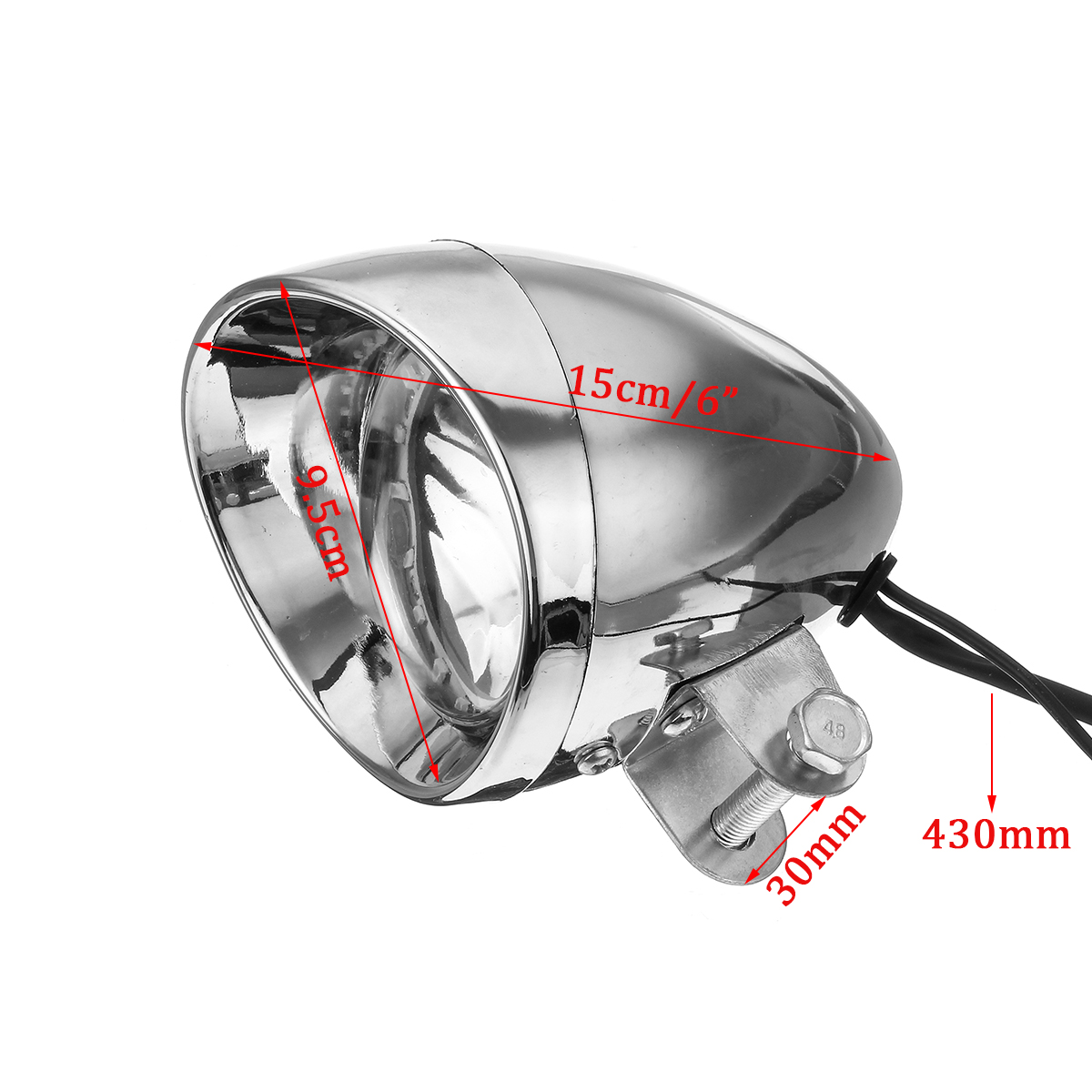 Black--Chrome-LED-Motorcycle-Bullet-Headlights-HighLow-Beam-Head-Light-Lamp-1523349