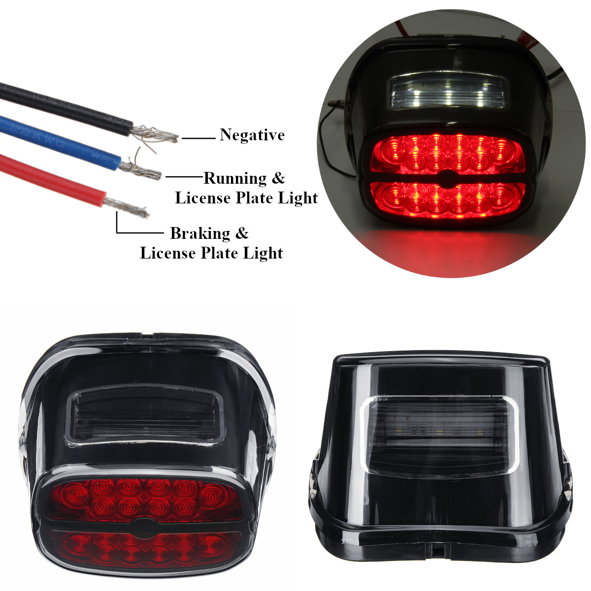 Black-Smoke-LED-Motorcycle-Tail-Brake-Light-For-Davidson-Electra-Street-Glide-1475795