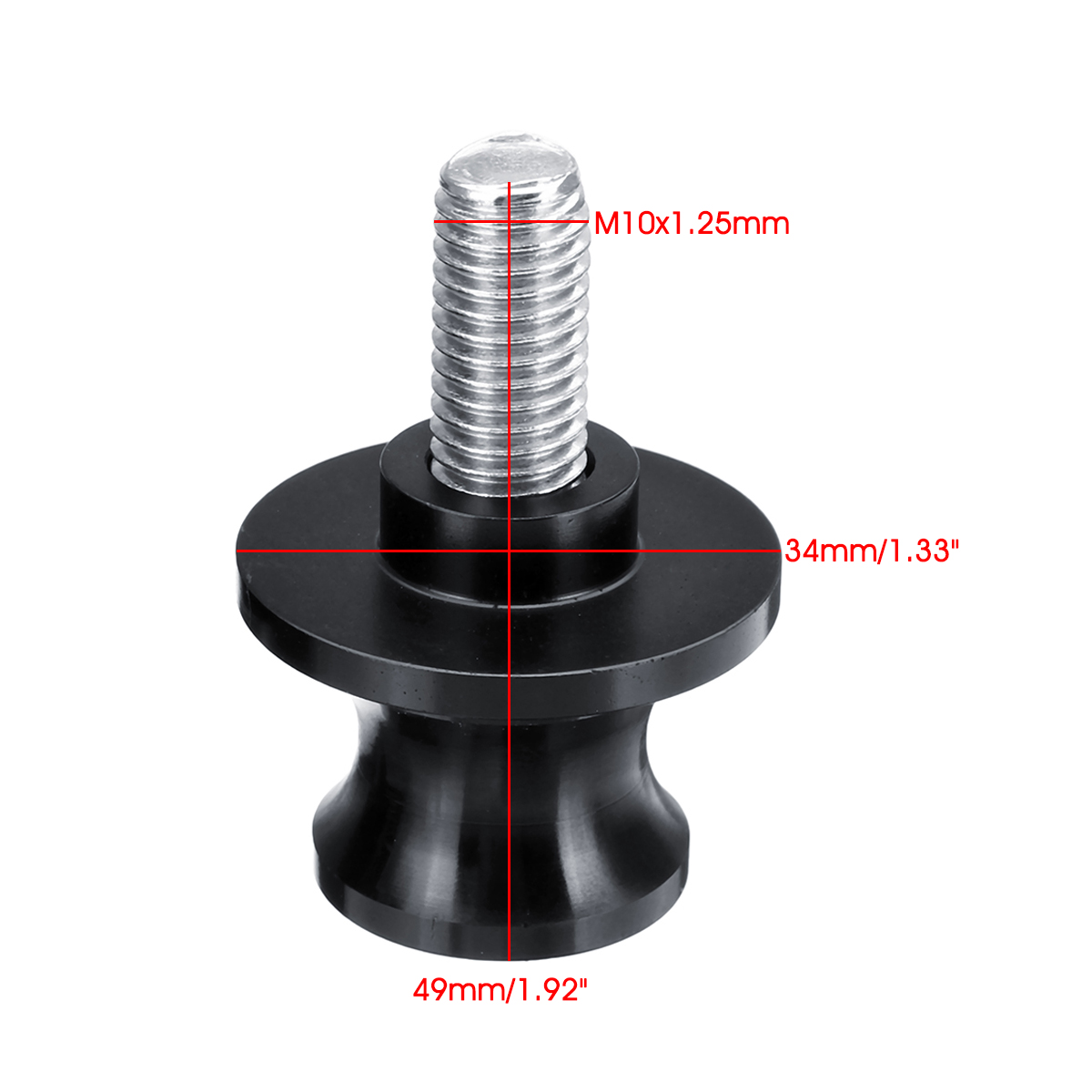 M10-10mm-Swing-Arm-Slider-Motorcycle-Paddock-Stand-Bobbin-Adapter-Spools-1425459