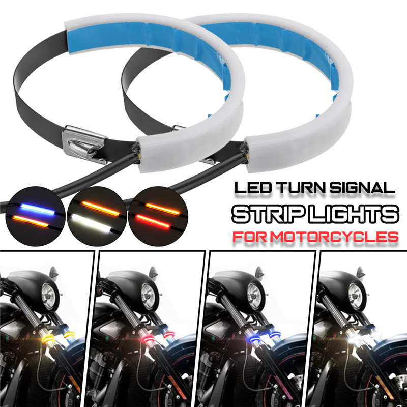 Motorcycle-Duel-Color-LED-Turn-Signal-Front-Rear-Fork-Shock-Strip-Brake-Running-Lights-Kit-60SMD-IP6-1435395