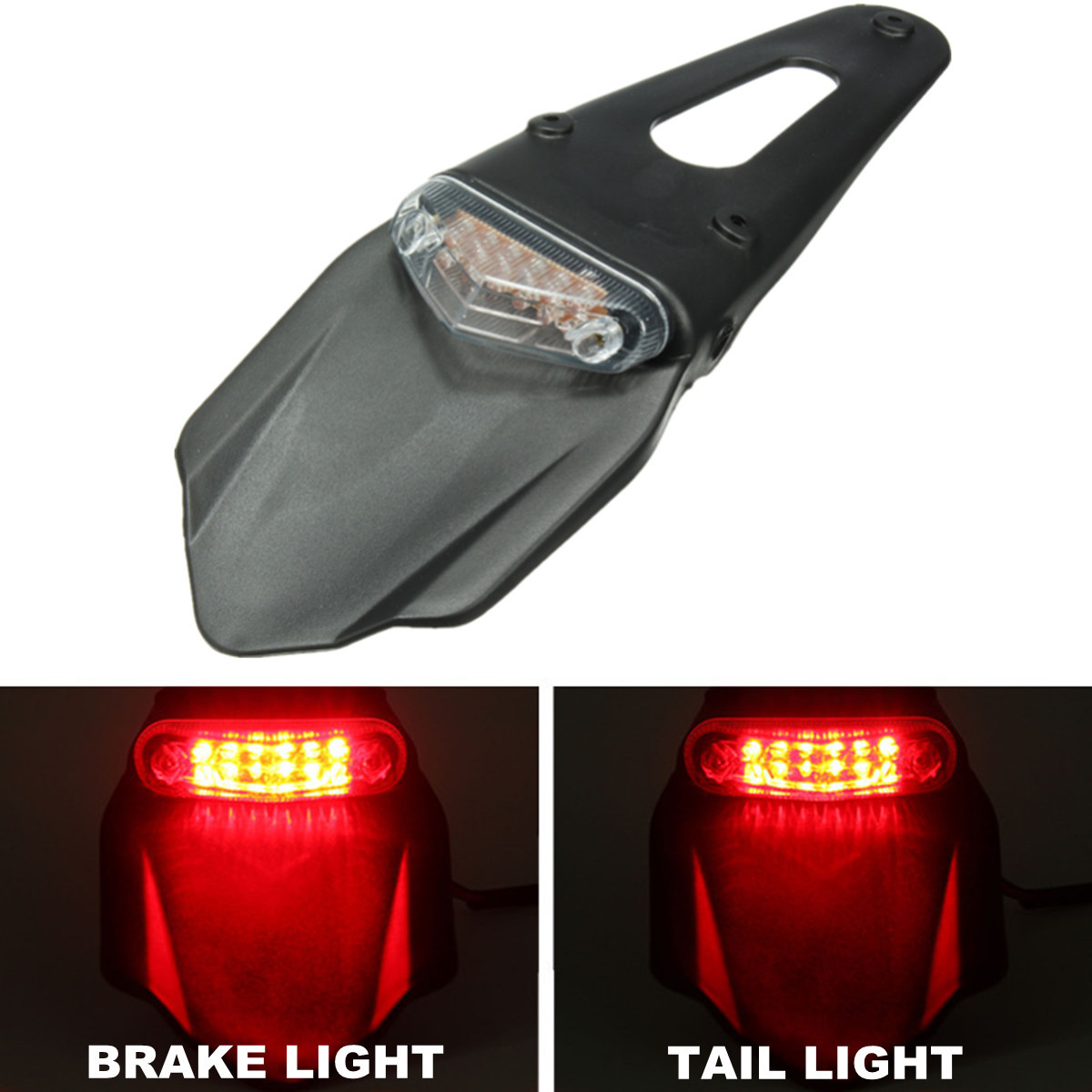 Motorcycle-Fenders-12-LED-Lamp-Stop-Break-Rear-Tail-Red-Light-Universal-1052091