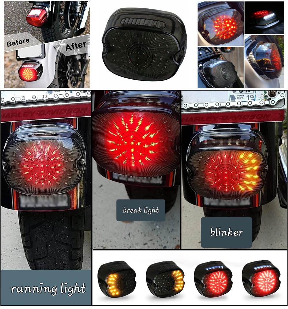 Motorcycle-LED-Brake-Turn-Signal-License-Plate-Light-Tail-Light-Assembly-For-Harley-Davidson-Sportst-1802384