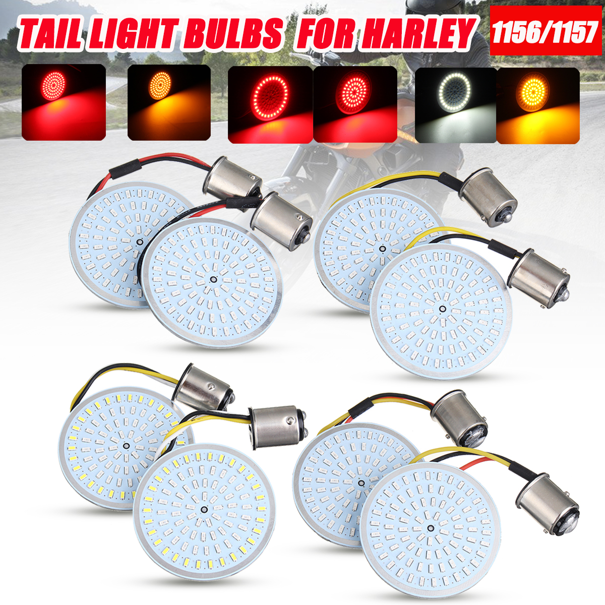 Motorcycle-LED-Bullet-Style-Tail-Turn-Signal-Light-Blinker-Bulb-1156-1157-For-Harley-1516240