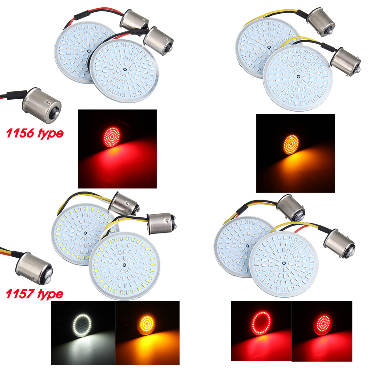 Motorcycle-LED-Bullet-Style-Tail-Turn-Signal-Light-Blinker-Bulb-1156-1157-For-Harley-1516240