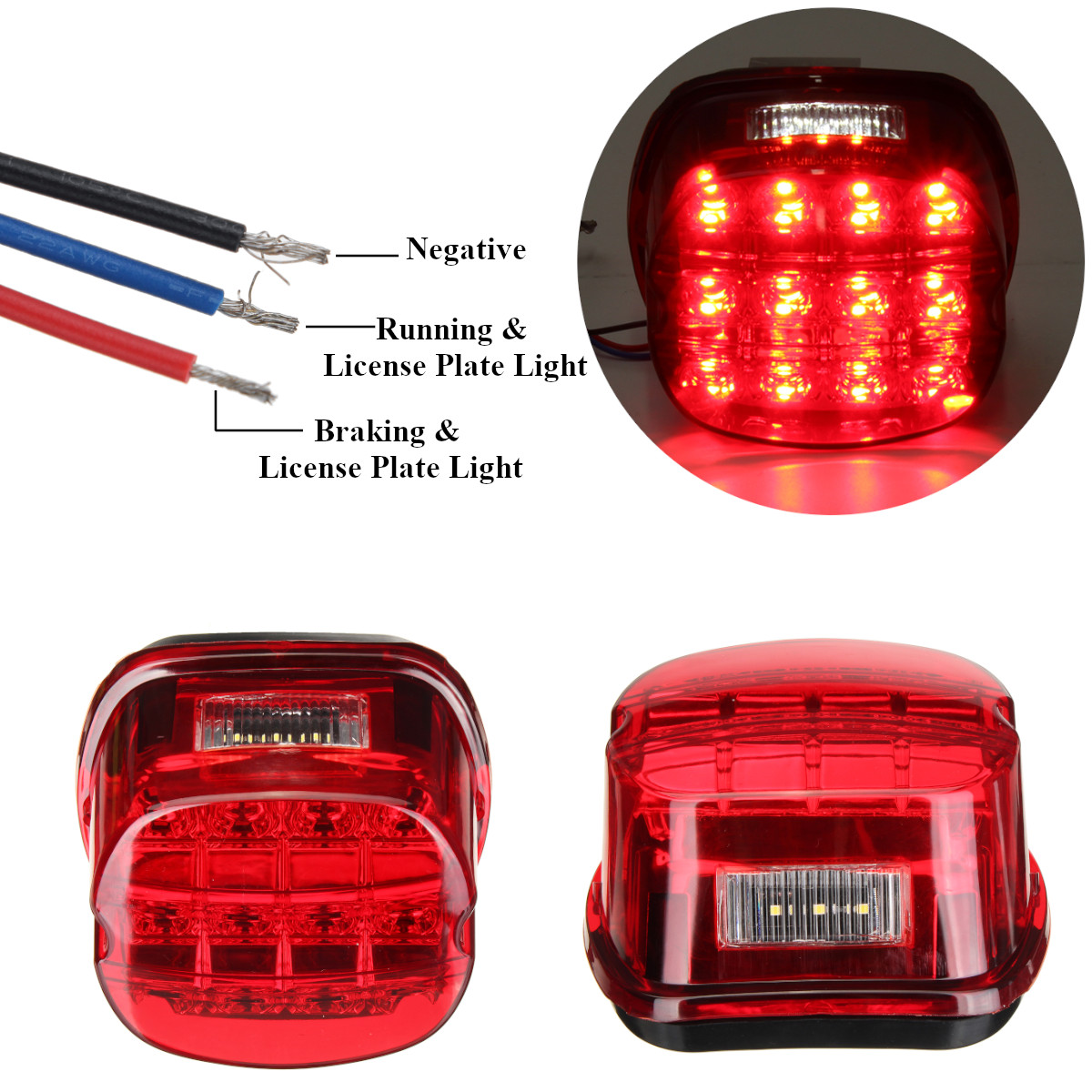 Motorcycle-LED-Rear-Tail-Brake-Light-License-Lamp-For-Harley-Davidson-Sportster-1457882