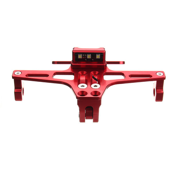 Motorcycle-License-Plate-Holder-Bracket-LED-Rear-Light-12V-CNC-Fender-For-YAMAHA-BWS-1140649