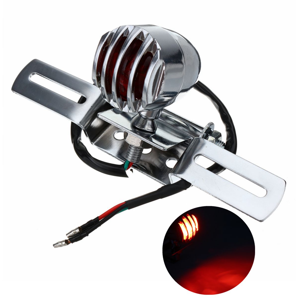 Motorcycle-Rear-Brake-Tail-Light-Bracket-For-Harley-Chopper-Bobber-964574