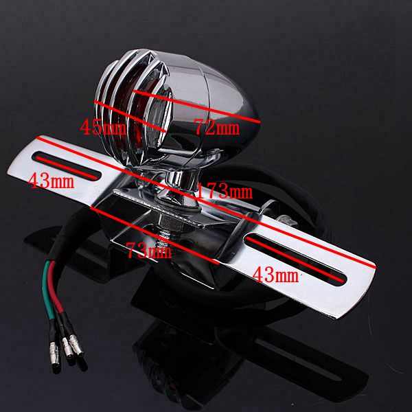 Motorcycle-Rear-Brake-Tail-Light-Bracket-For-Harley-Chopper-Bobber-964574