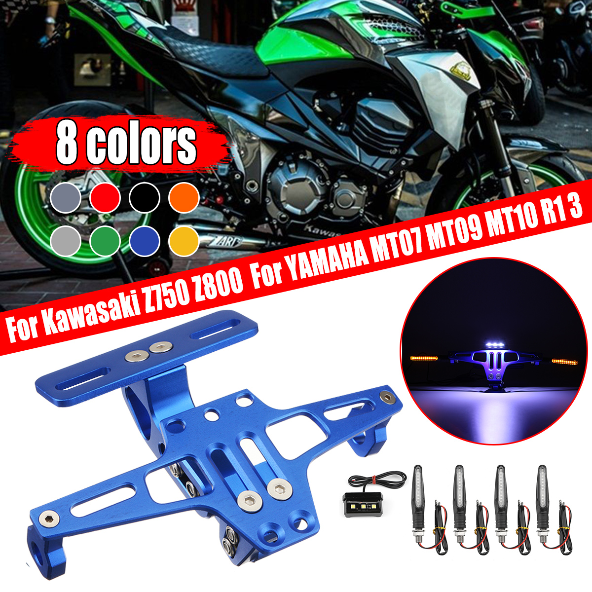 Motorcycle-Rear-License-Plate-Mount-Holder-With-Turn-Signal-Light-For-Honda-For-Kawasaki-Z750-Z800-F-1589205