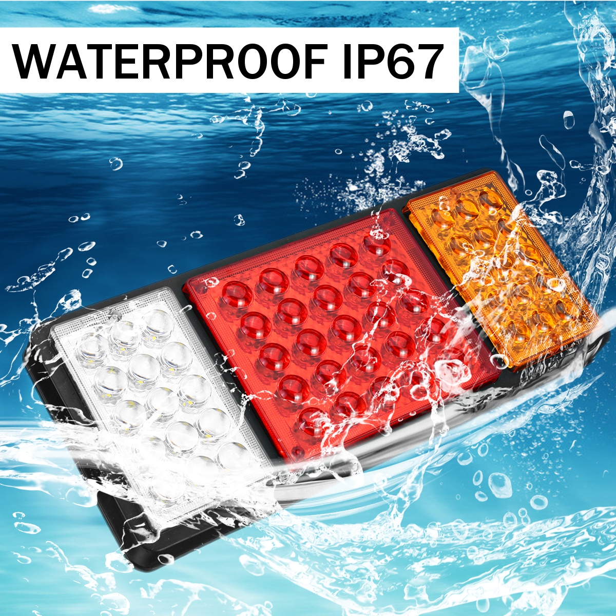 Pair-Rear-Tail-Light-Brake-Reverse-Lamp-For-Trucks-Utes-Boat-Trailers-55-LED-1724463