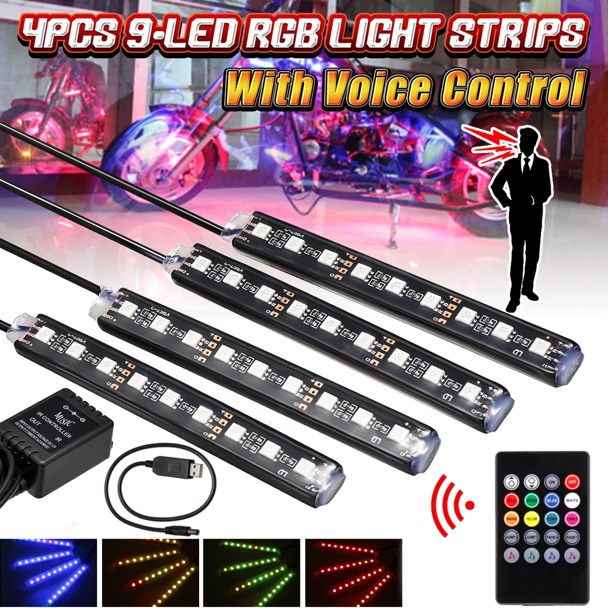 RGB-9-LED-Wireless-Remote-Voice-Control-Atmosphere-Strip-Light-USB-Motorcycle-Lamp-1356138