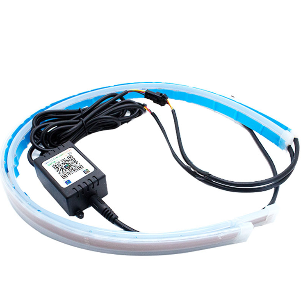 RGB-APP-Slim-Flexible-LED-DRL-Daytime-Running-Strip-Light-Headlight-Universal-1788846