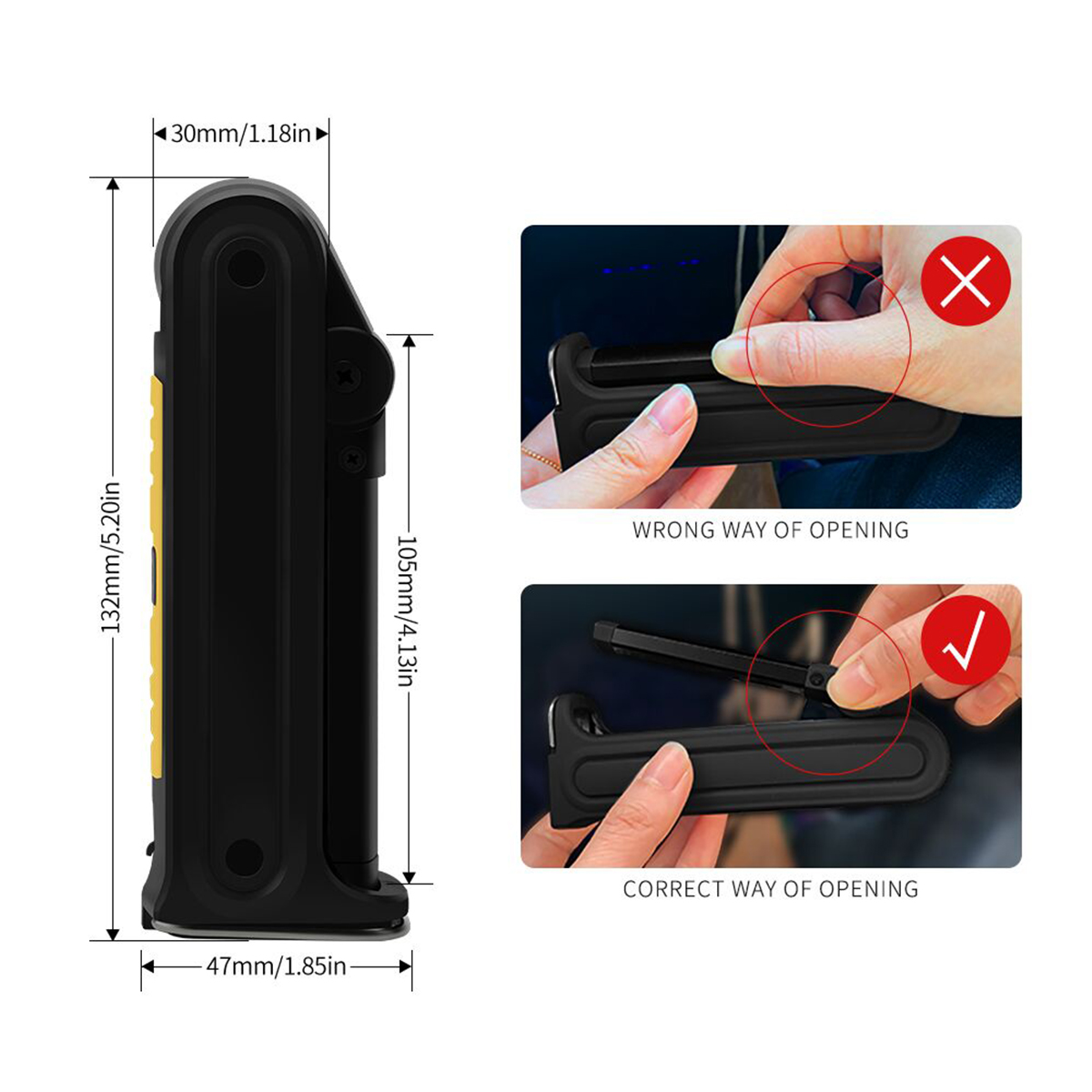 Rechargeable-COB-LED-Slim-Work-Light-Flashlight-Inspect-Folding-Lamp-1514884