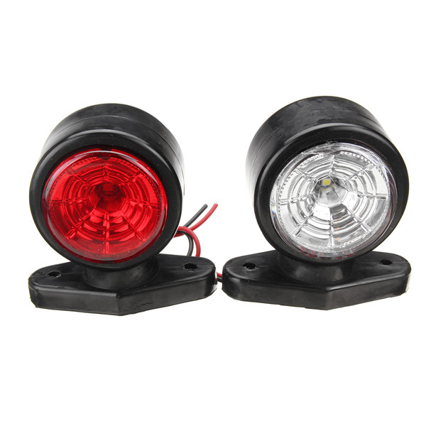 RedWhite-LED-Vehicle-Side-Marker-Turn-Signal-Indicator-Light-Lamp-10-30V-1267961