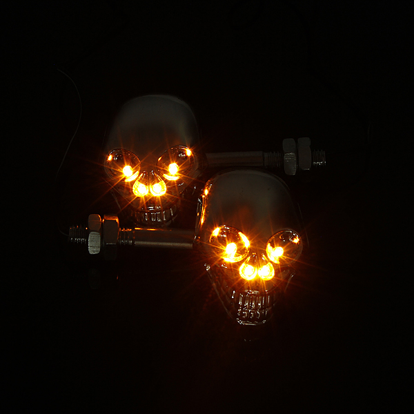 Skull-Motorcycle-ATV-Rear-Taillight-Turn-Signal-Brake-Plate-931748