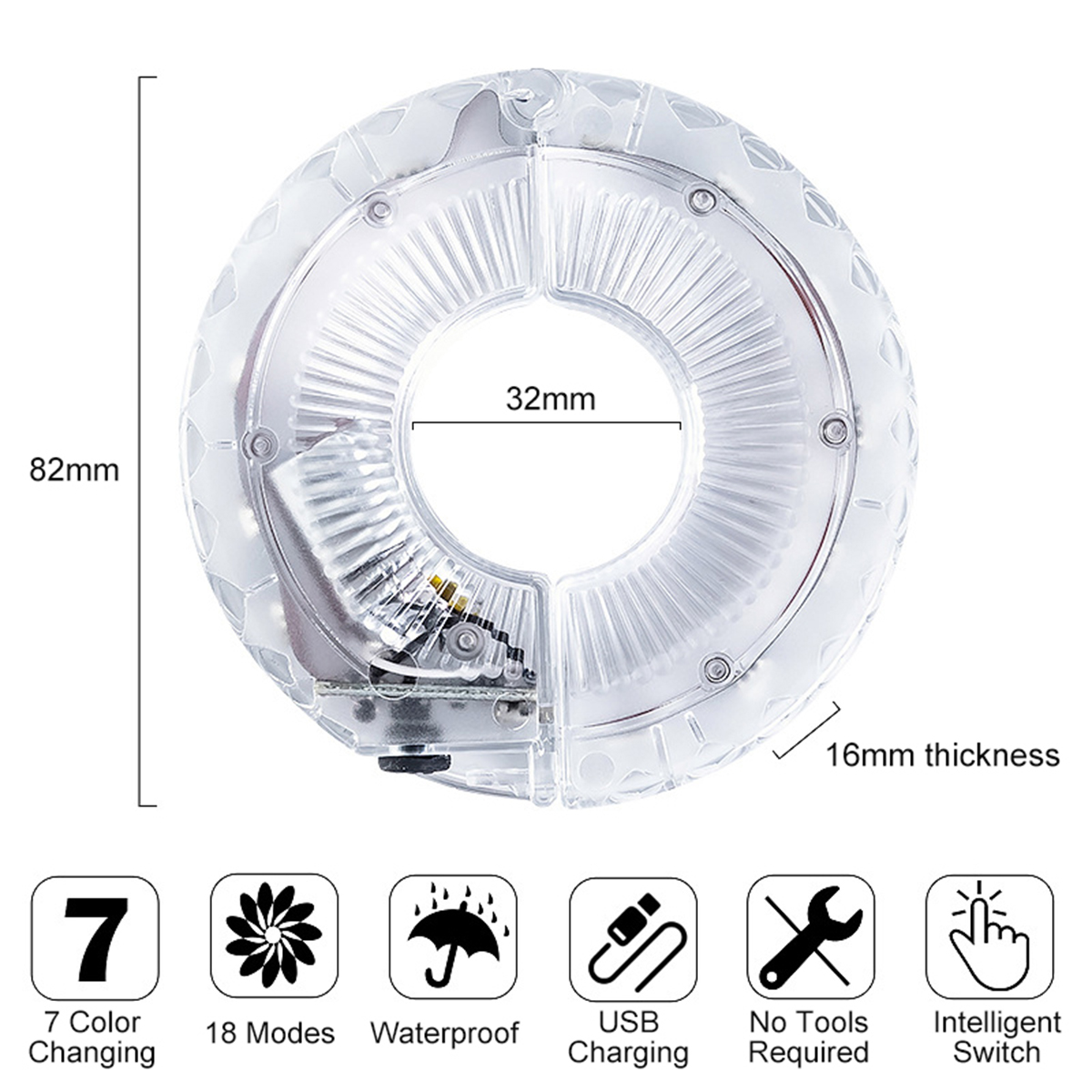 USB-18-Modes-LED-Bicycle-Cycling-Wheel-Hub-Light-7-Color-Waterproof-Bike-Lamp-1695830