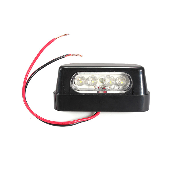 Universal-Black-4-LEDs-Lamps-Number-Plate-Tail-Light-E-marked-909695