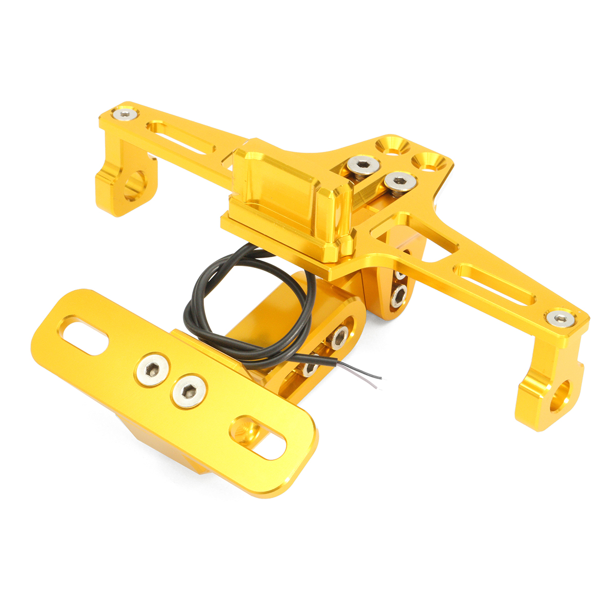 Universal-CNC-Motorcycle-Alloy-License-Number-Plate-Holder-Bracket-LED-Lights-1164817