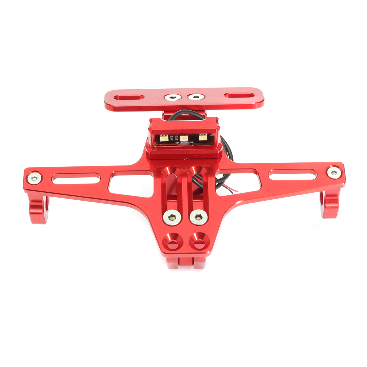 Universal-CNC-Motorcycle-Alloy-License-Number-Plate-Holder-Bracket-LED-Lights-1164817