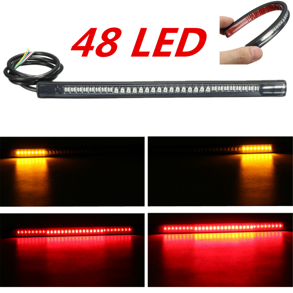 Universal-Motorcycle-Rear-Tail-Brake-Stop-Turn-Signal-48-LED-SMD-Light-Strip-1092433