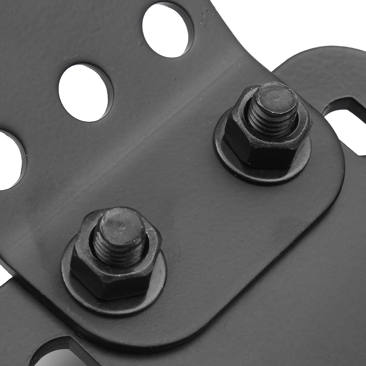 Vertical-Side-Mount-Tail-Light-License-Plate-Bracket-For-Harley-Chopper-Black-1194224