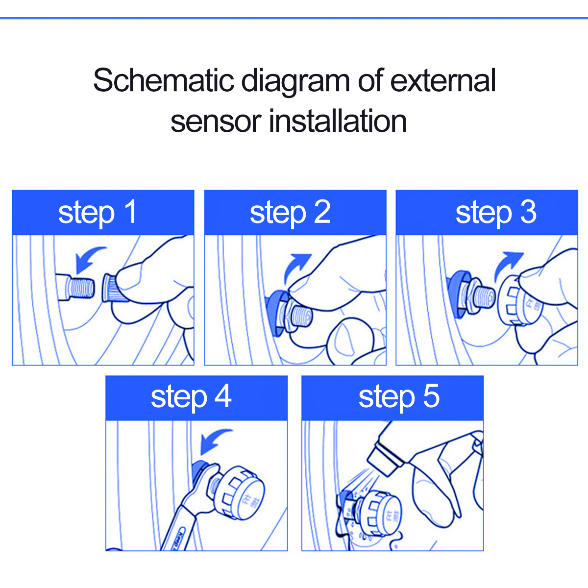13Bar-TPMS-Tyre-Pressure-System-Solar-Power-LCD-Display-6-External-Sensors-1824913
