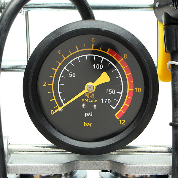 160Psi-Foot-Pump-Tire-Inflator-Gauge-Meter-Tools-For-Bike-Car-Motorcycle-Truck-SUV-1172943