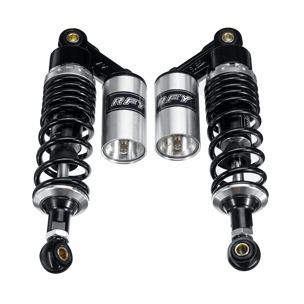 2-x-360mm-14-Round-Hole-Motorcycle-Rear-Shock-Absorber-Suspension-Universal-For-Honda-1546713