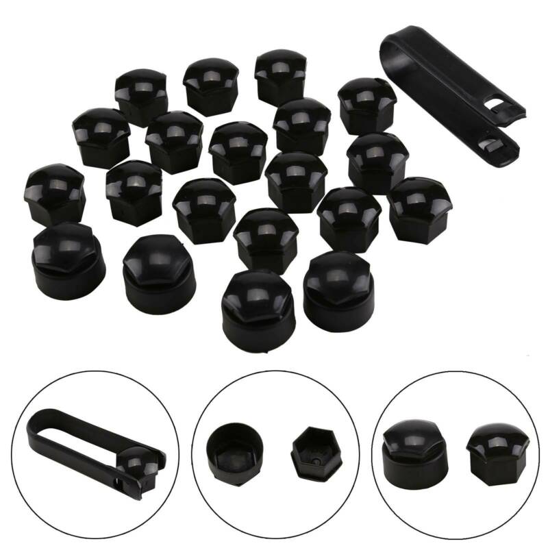 20PCS-17mm-Universal-Wheel-Bolt-Nut-Bolt-Head-Black-Covers-1710985