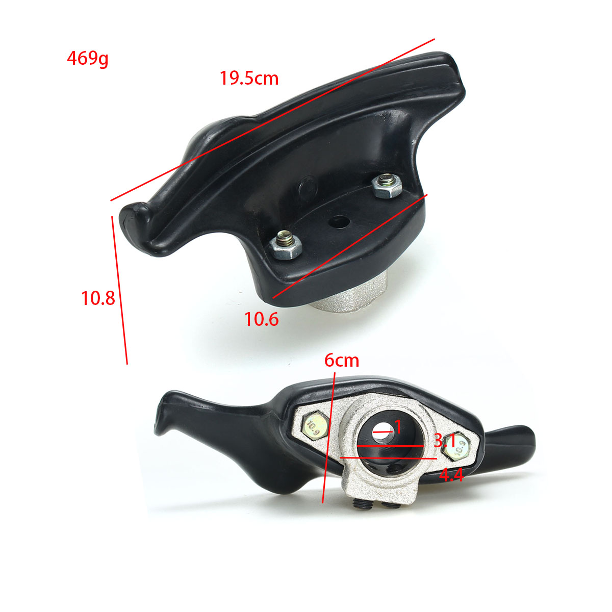 30mm-Black-Ranger-Tyre-Tire-Changer-Nylon-Mount-Demount-Duckhead-Plastic-Head-1254109