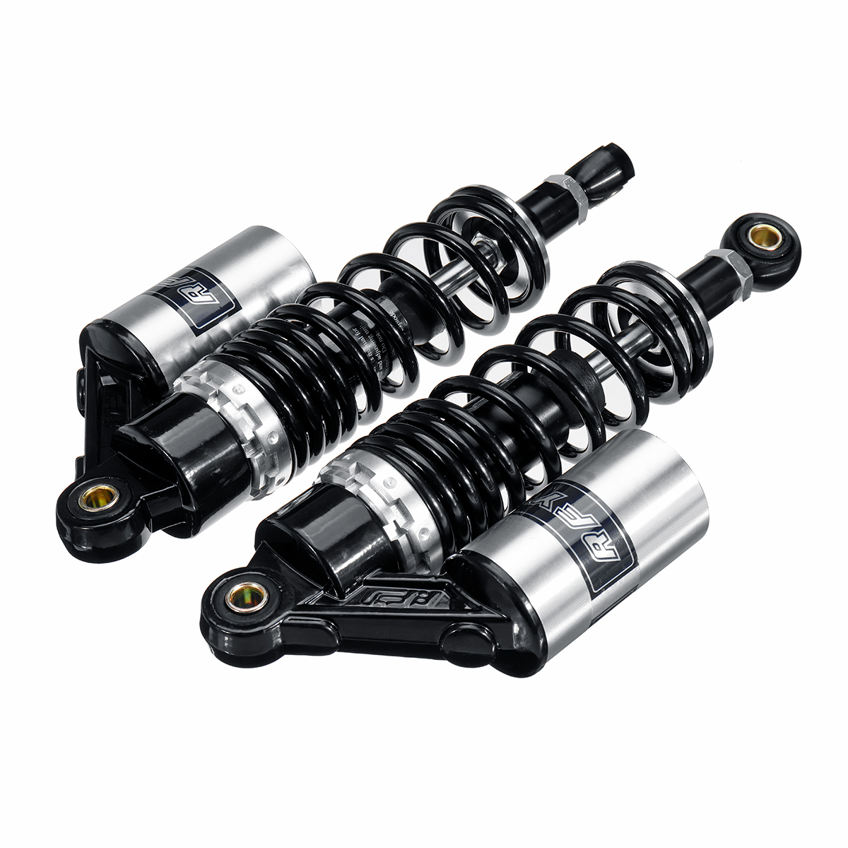 380mm-15quot-Round-Hole-Motorcycle-Rear-Air-Shock-Absorber-Suspension-For-Honda-Yamaha-Suzuki-1545949