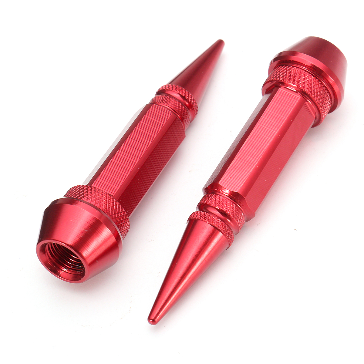 4pcs-Aluminum-Tire-Dustproof-Wheel-Stem-Valve-Caps-Car-Auto-Bike-Spike-Shape-1139628