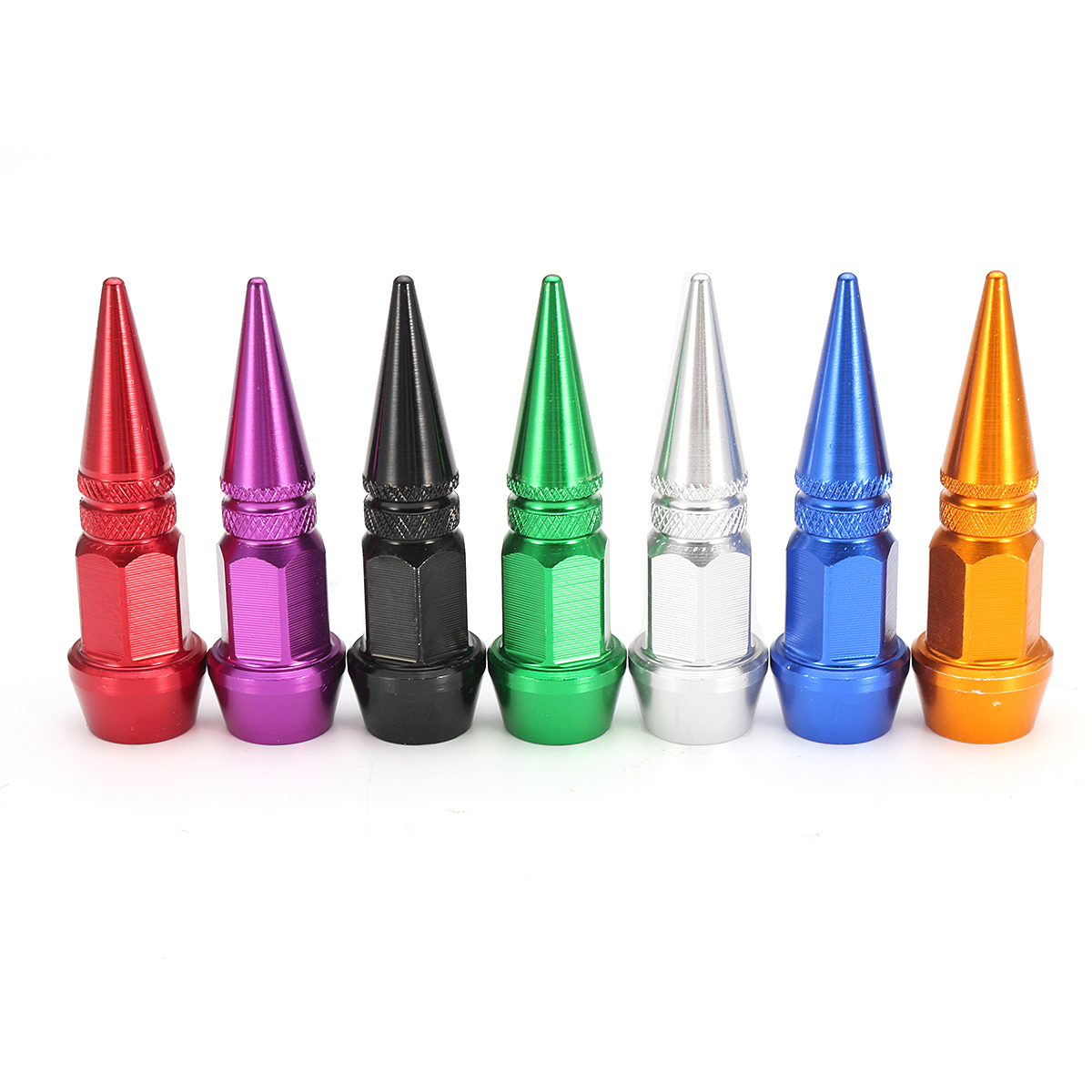 4pcs-Tire-Dustproof-Wheel-Stem-Valve-Caps-Aluminum-Car-Auto-Bike-Spike-Shape-1135604
