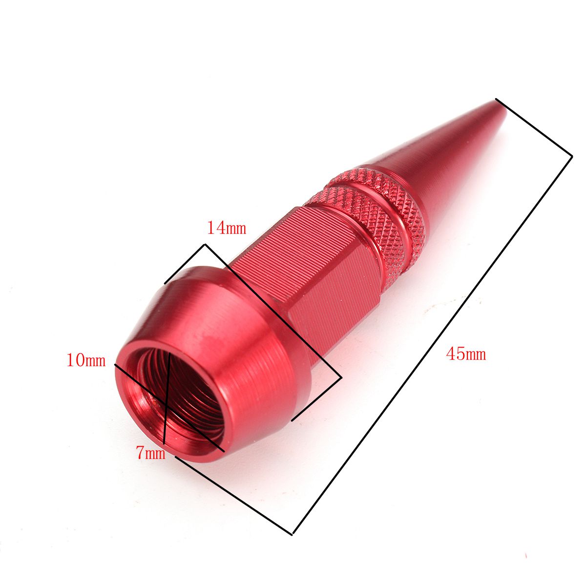 4pcs-Tire-Dustproof-Wheel-Stem-Valve-Caps-Aluminum-Car-Auto-Bike-Spike-Shape-1135604